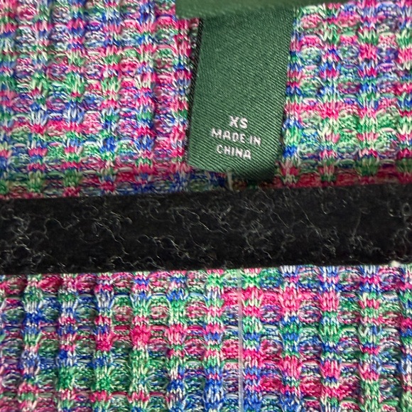 Women's V-Neck Button-Front Cardigan - Wild Fable™ Purple Abstract XS - Picture 8 of 11